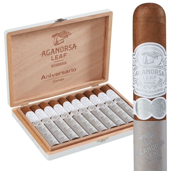 Aganorsa Leaf Aniversario Gran Robusto Corojo 10ct